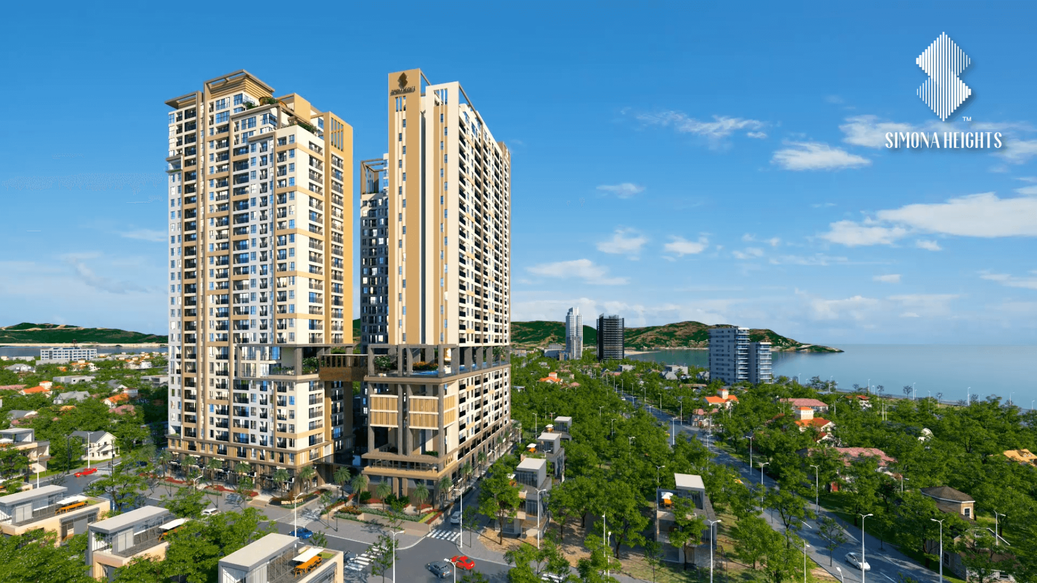 Căn hộ Simona Heights Quy Nhơn view biển trung tâm thành phố cao cấp