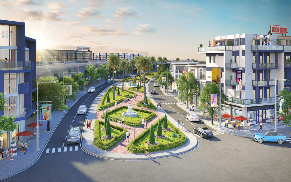 Công viên cây xanh và không gian sinh thái Nhơn Hội New City Phân khu 2