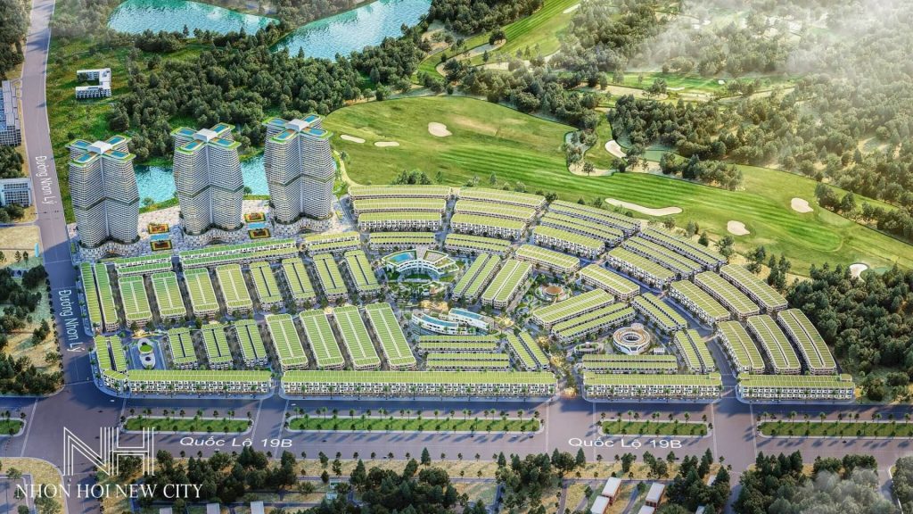 Phối cảnh quy hoạch tổng thể Phân khu 9 Kỳ Co Gateway Nhơn Hội New City