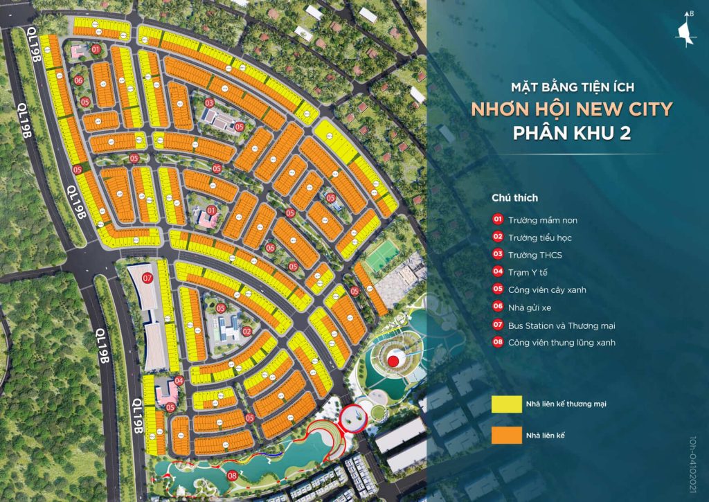 Tiến độ thi công hạ tầng thực tế phân khu 2 Nhơn Hội New City