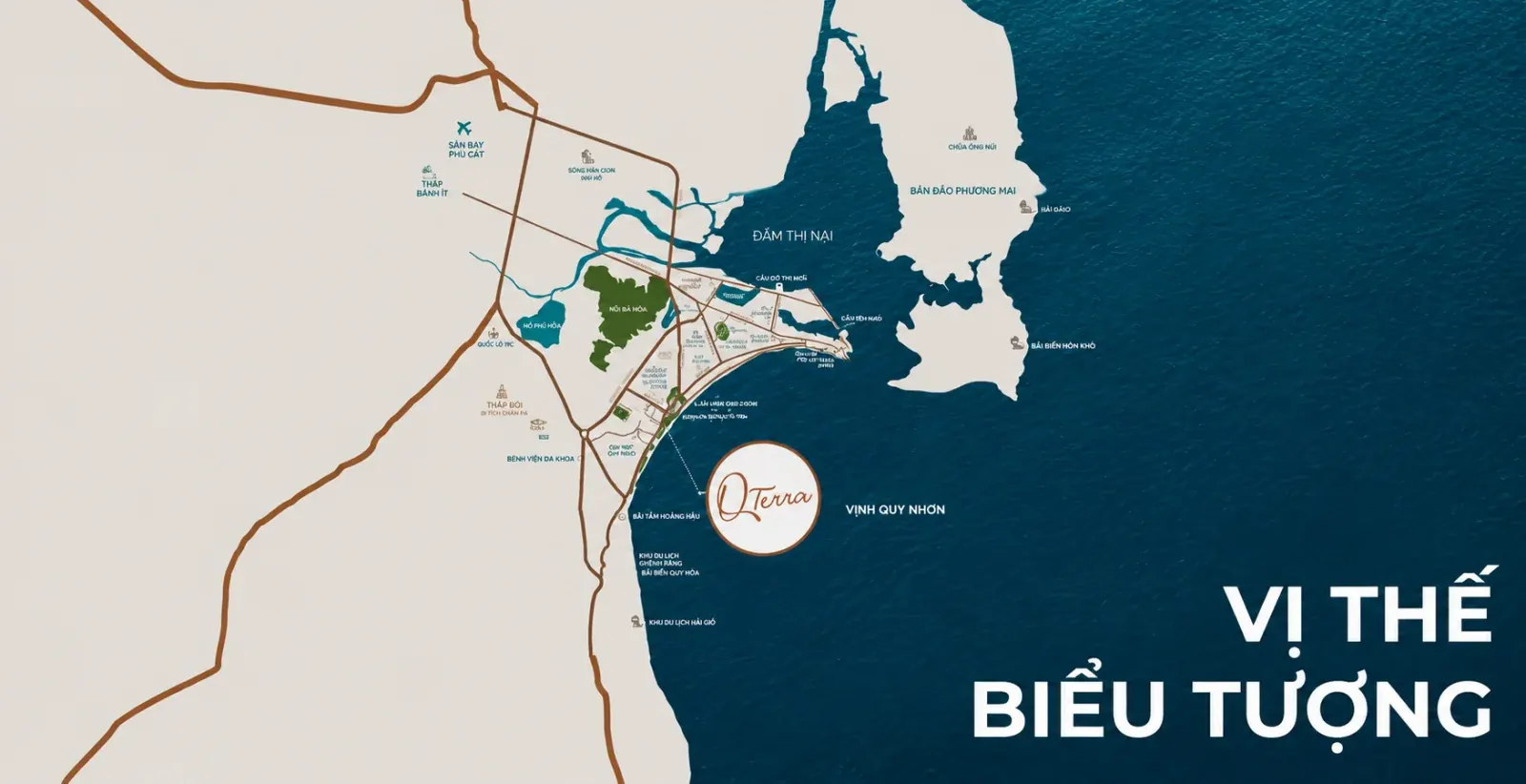 Bản đồ vị trí dự án Q Terra Quy Nhơn số 01 Ngô Mây