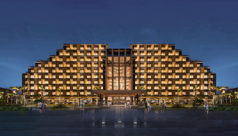 Cảnh quan khuôn viên dự án Fujia Beach Onsen Resort Gia Lai