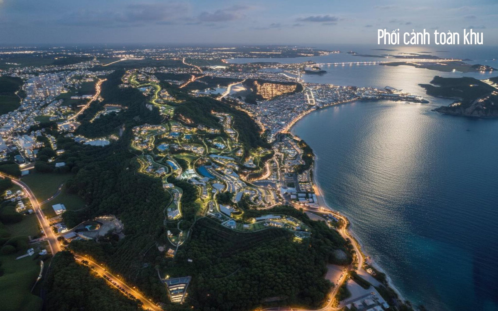 Phối cảnh khu vực núi Vũng Chua Luvista Quy Nhơn