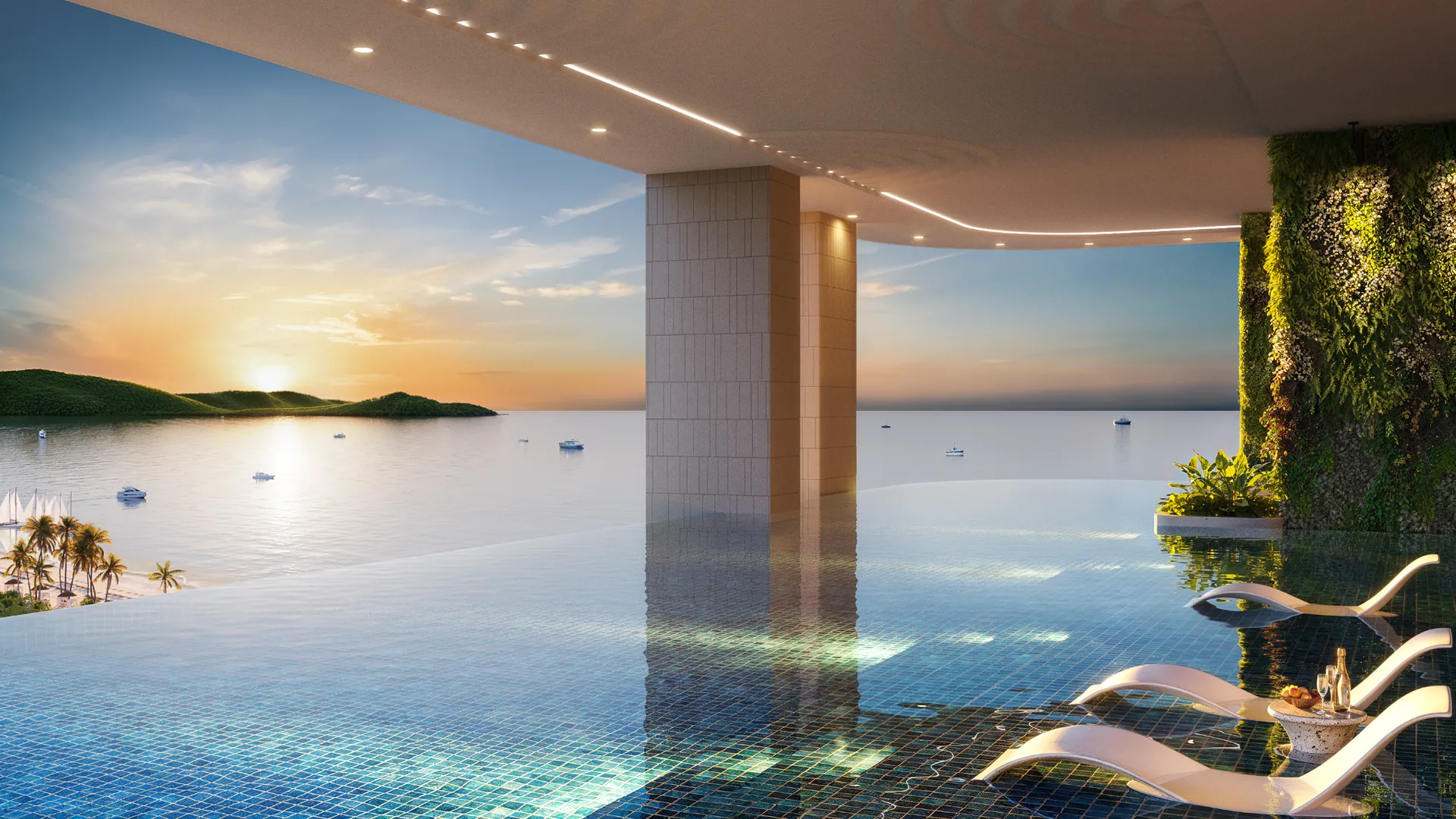Hồ bơi vô cực Q Terra Quy Nhơn view biển