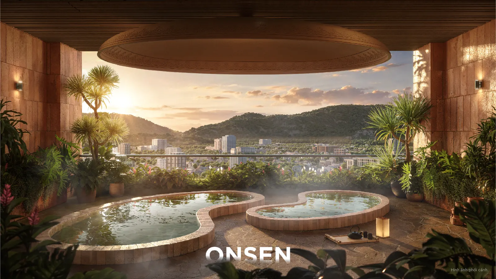 Q Terra Quy Nhơn tiện ích Onsen tầng cao