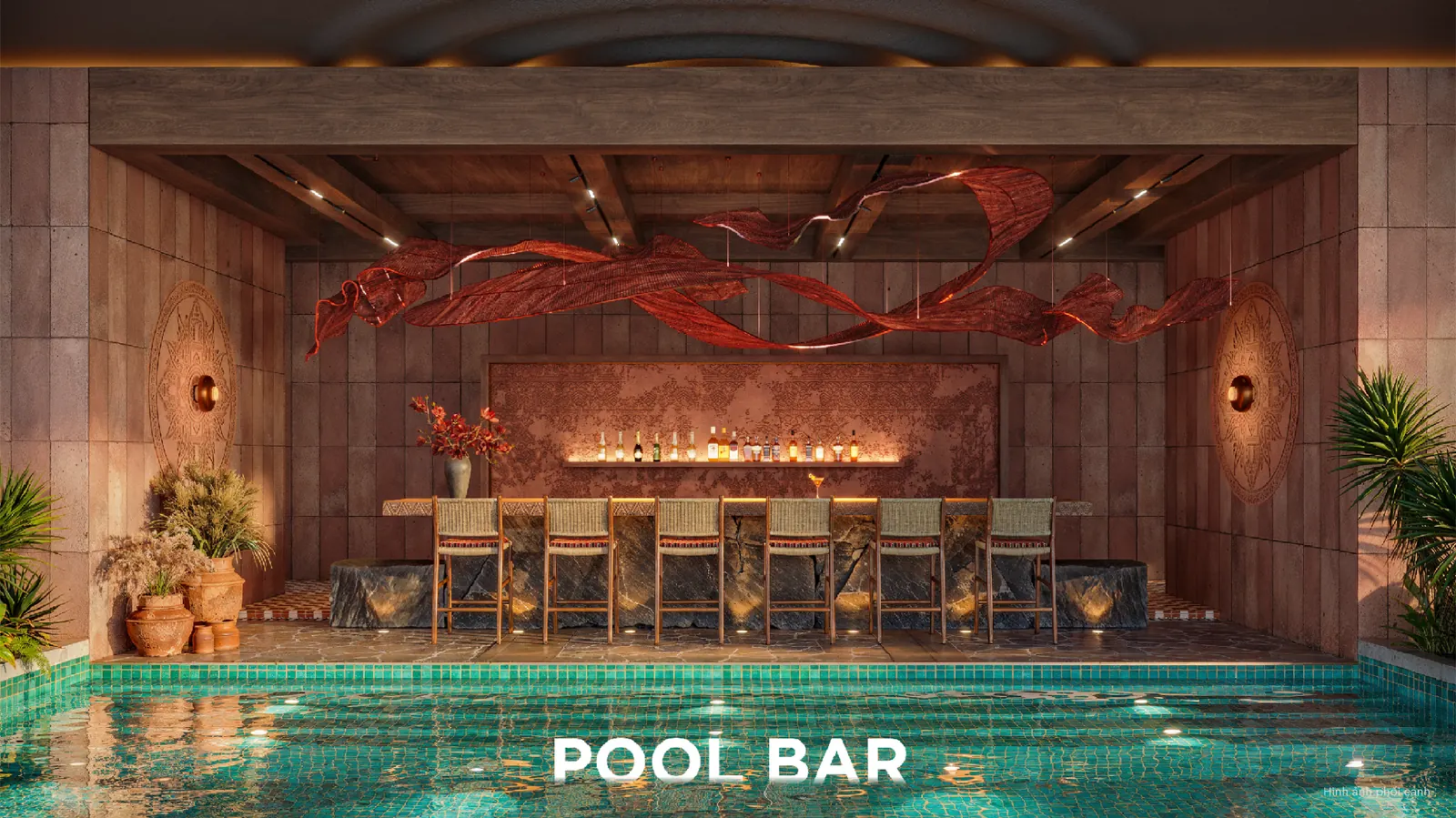 Q Terra Quy Nhơn tiện ích Pool Bar