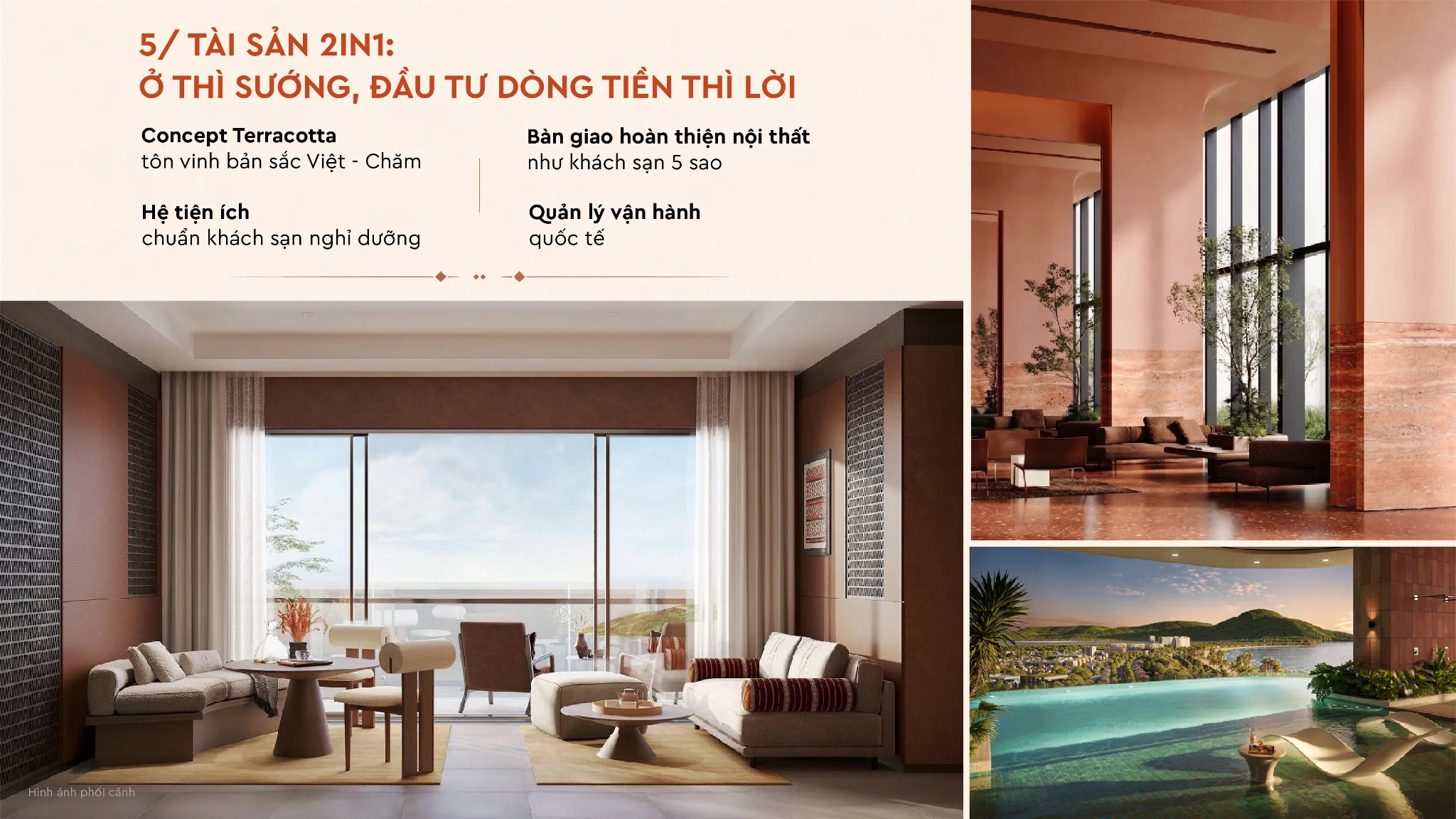 Q Terra Quy Nhơn mô hình tài sản 2 trong 1 kết hợp nghỉ dưỡng và đầu tư dòng tiền