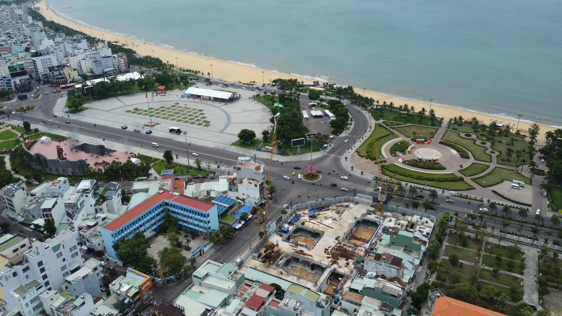 Tien do thi cong du an Q Terra Quy Nhon thang 08 2026