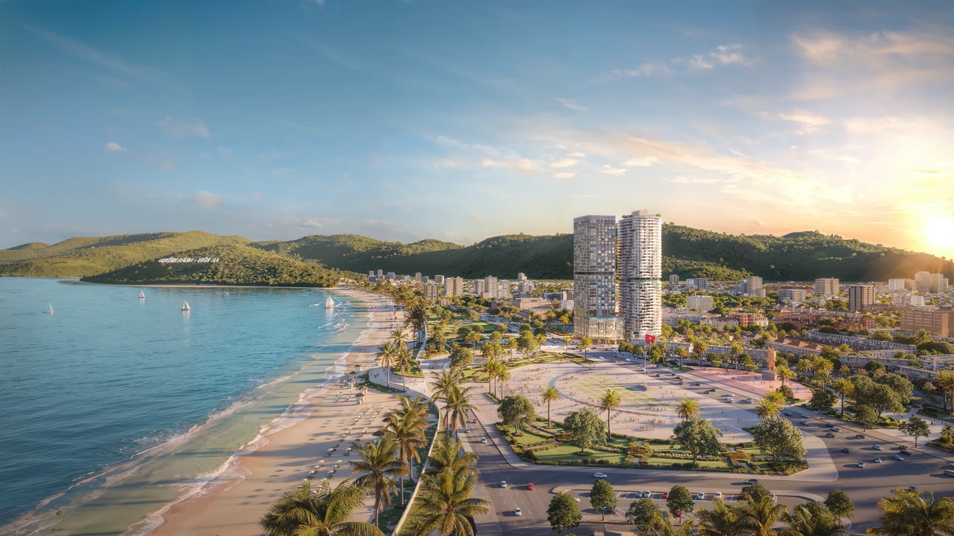 TIỆN ÍCH Q TERRA QUY NHƠN view biển từ trên cao
