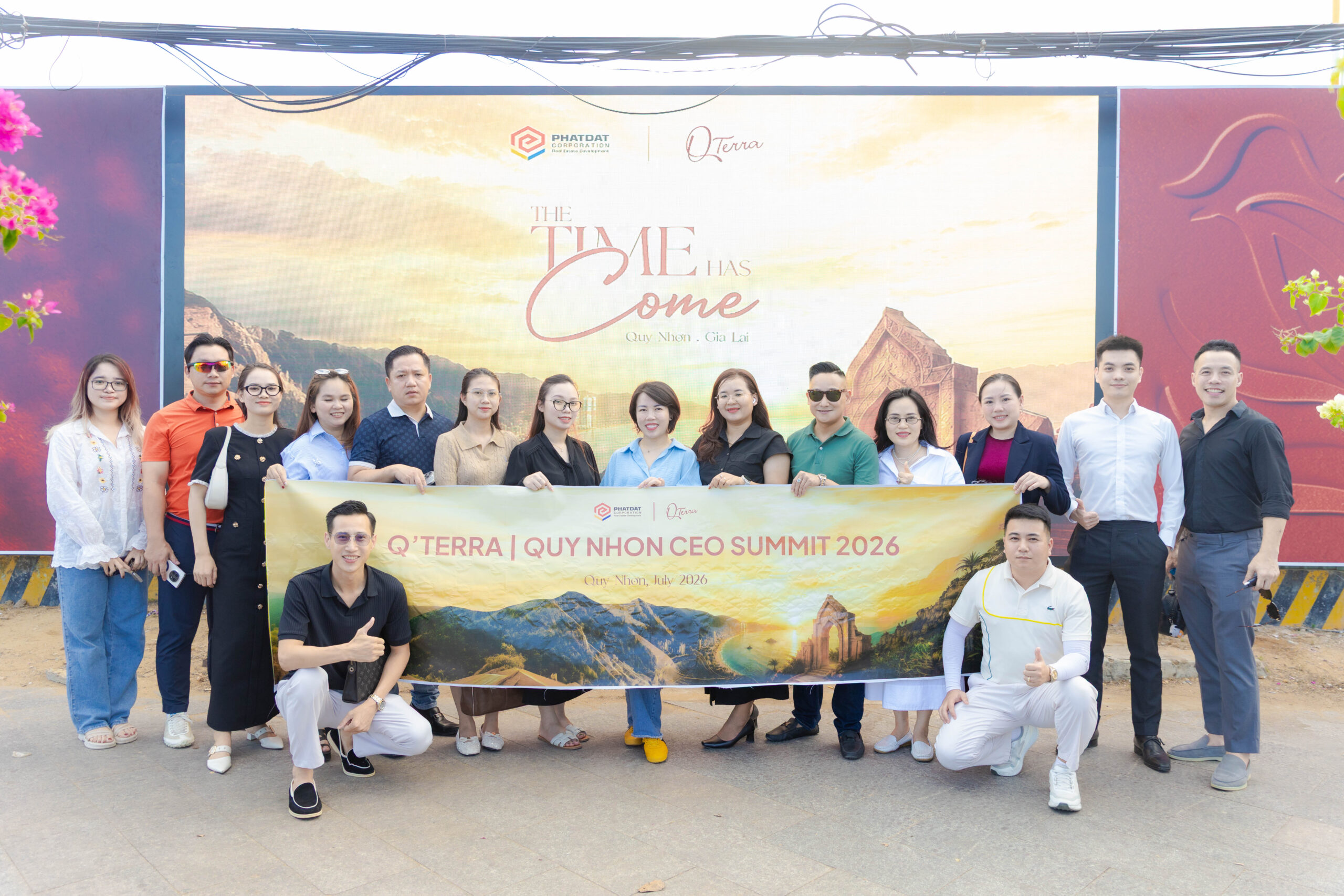 Chuyến Site Tour thực tế dự án Q'Terra Quy Nhơn với sự tham gia của gần 70 đại lý BĐS