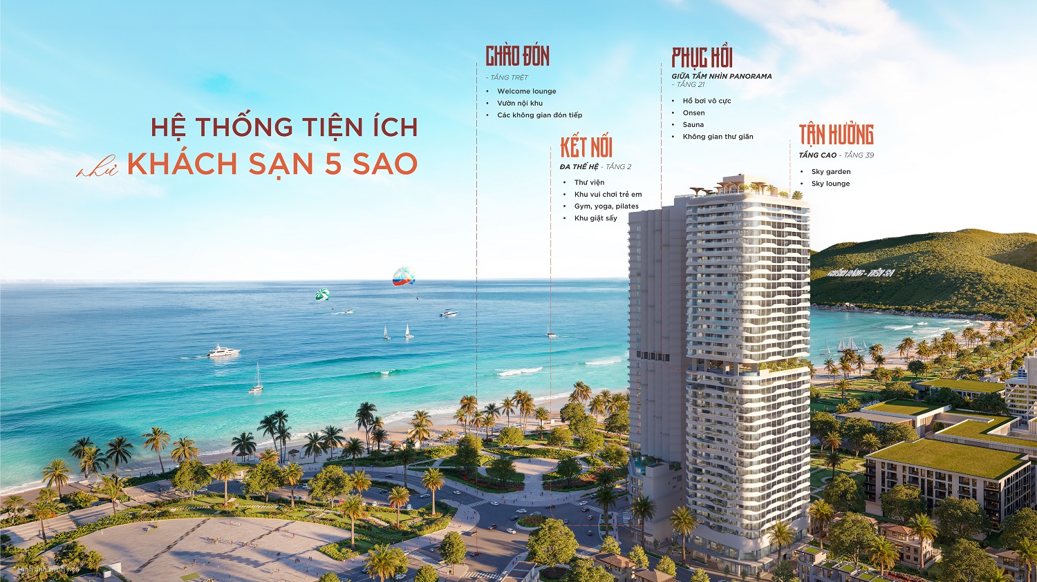 Tiện ích căn hộ Q'Terra Quy Nhơn chuẩn Wild Luxury