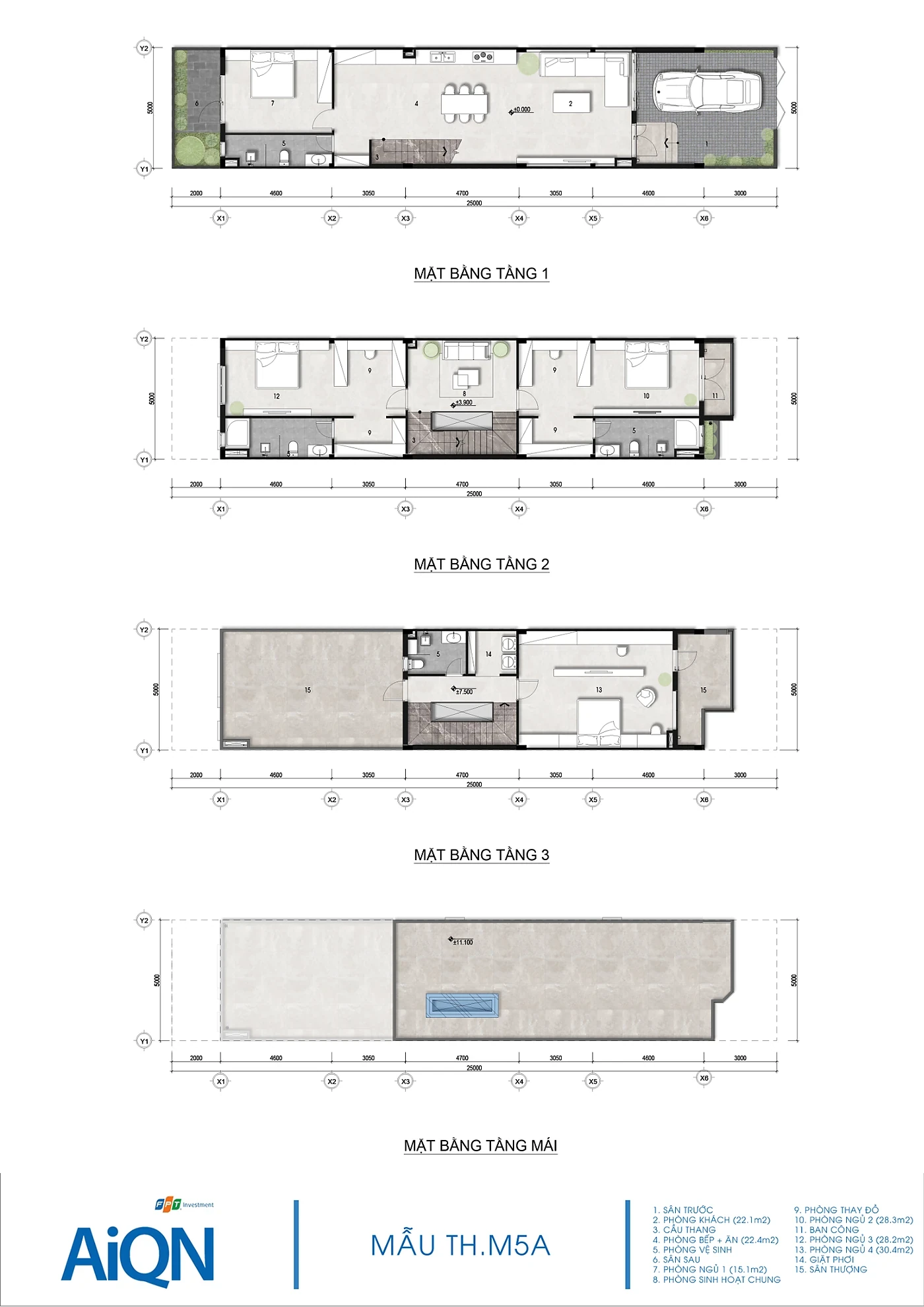 Mặt bằng mẫu TH.M5A FPT AI City Quy Nhơn