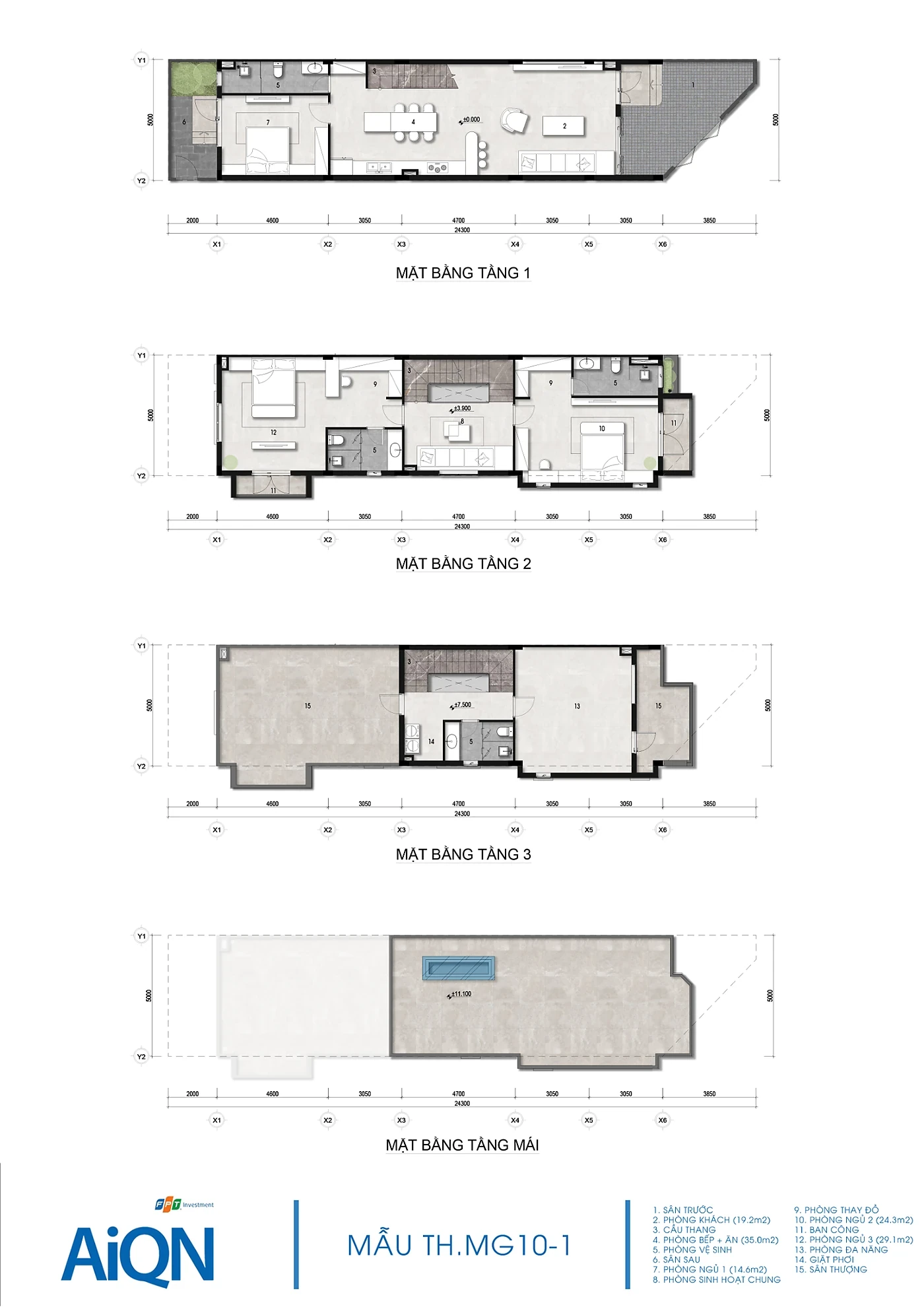 Mặt bằng mẫu TH.MG10-1 FPT AI City Quy Nhơn