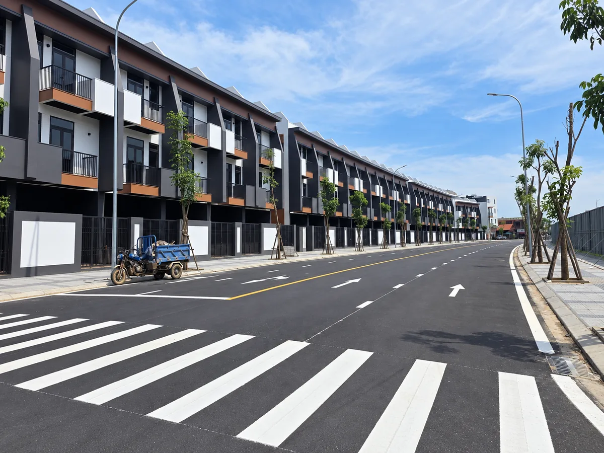 Đường nội khu FPT AI City Quy Nhơn tháng 9 2026