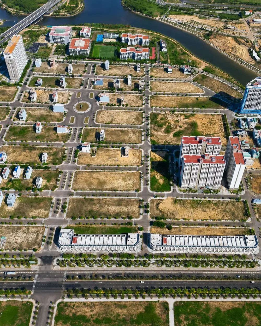 Hình ảnh các lô đất và đường nội khu An Phú Thịnh Quy Nhơn