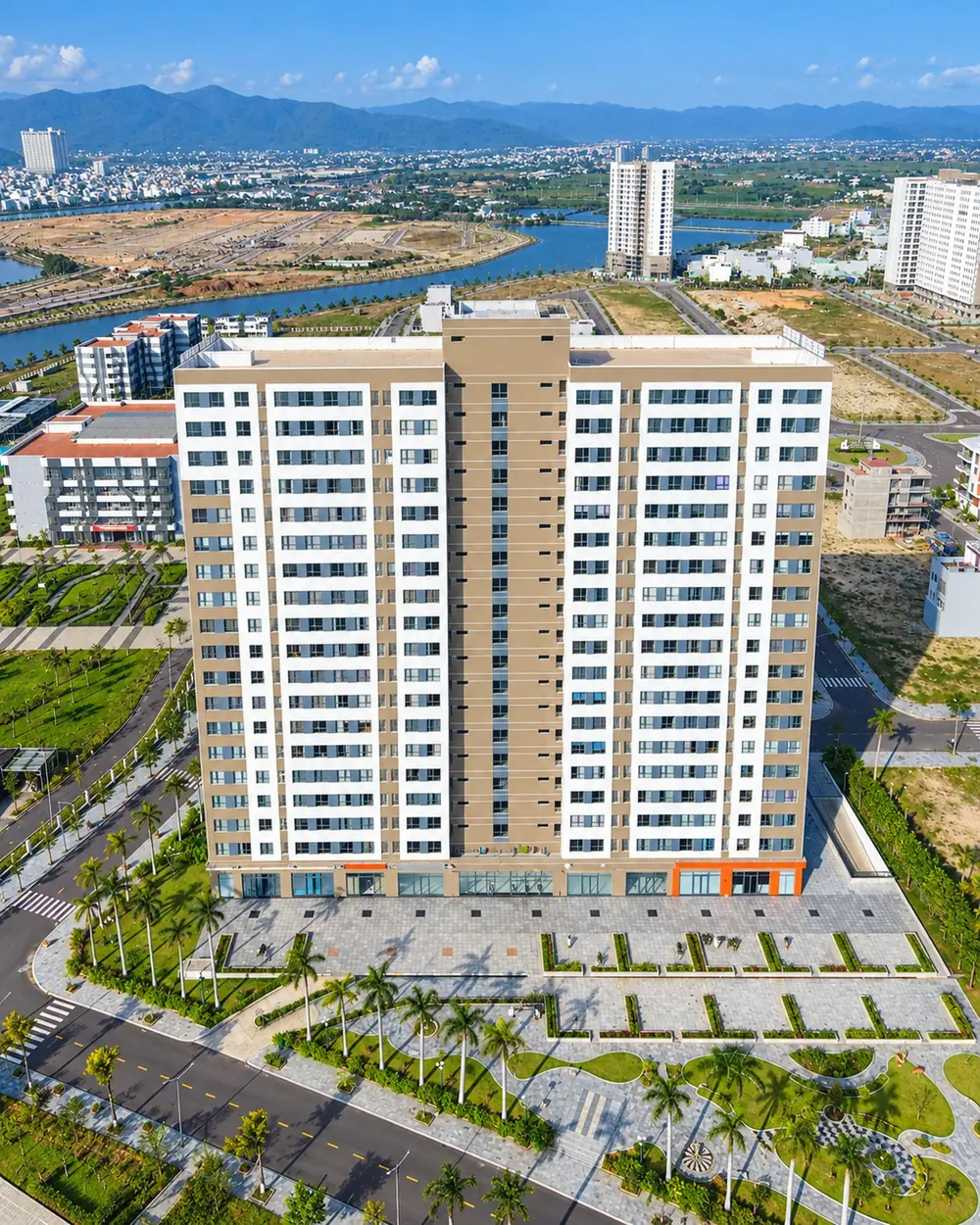 Tòa chung cư ven sông tại khu đô thị An Phú Thịnh Quy Nhơn